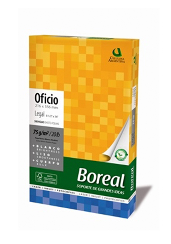 RTA.BOREAL E.BCO OF.LEG. 21,6X35,6 75GR.